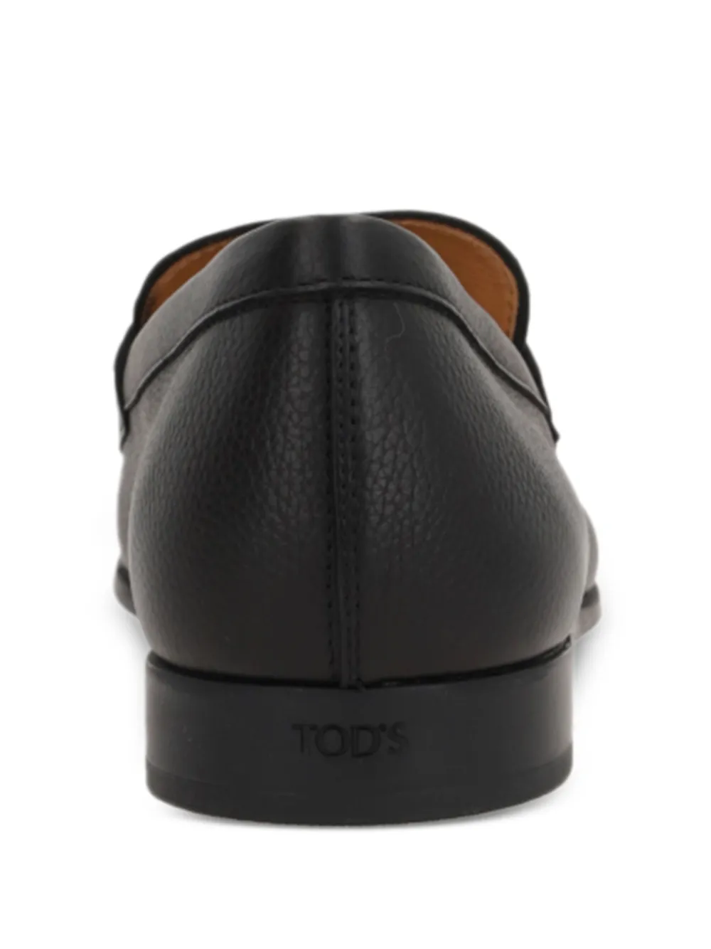 Tod's leather loafers Black