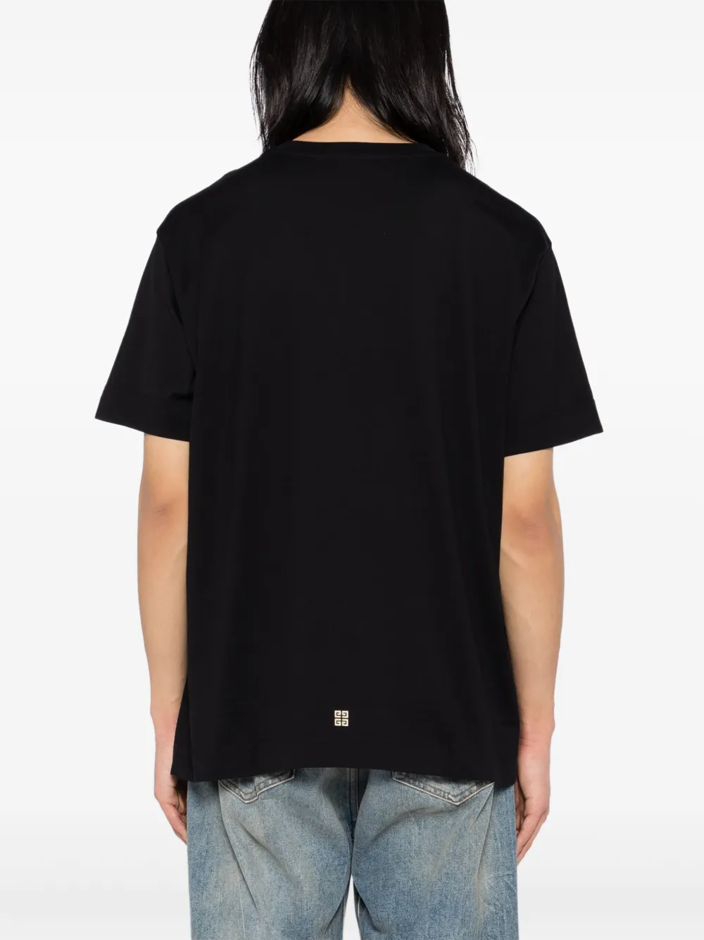 Givenchy T-shirt met logoprint Zwart