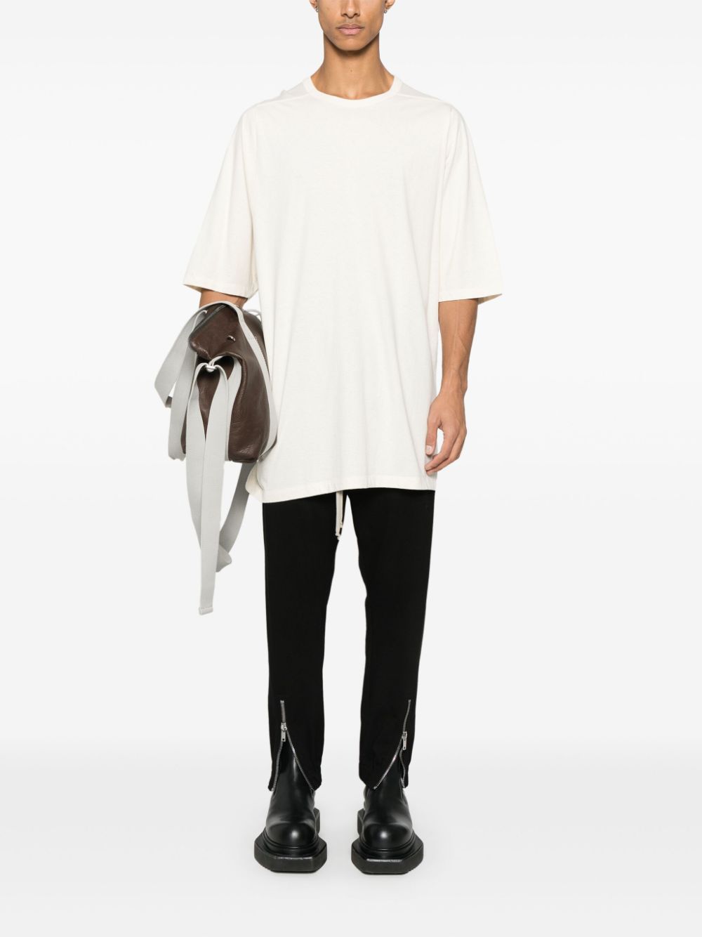 Rick Owens Katoenen T-shirt - Beige