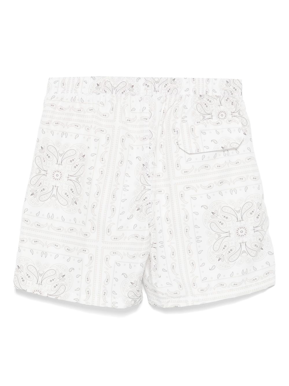 Eleventy bandana-print swim shorts - White