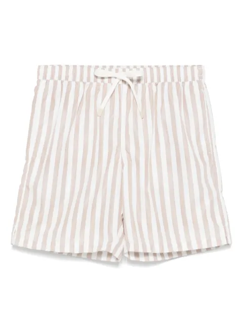 Eleventy shorts de playa con rayas estampadas