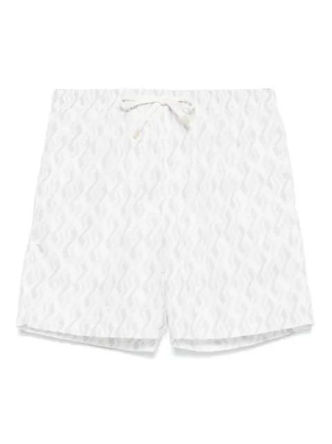 Eleventy geometric-print swim shorts