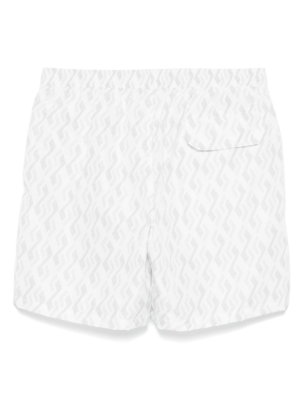 Eleventy geometric-print swim shorts - Grey