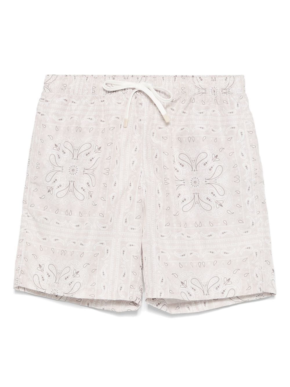 Eleventy bandana-print swim shorts - Neutrals