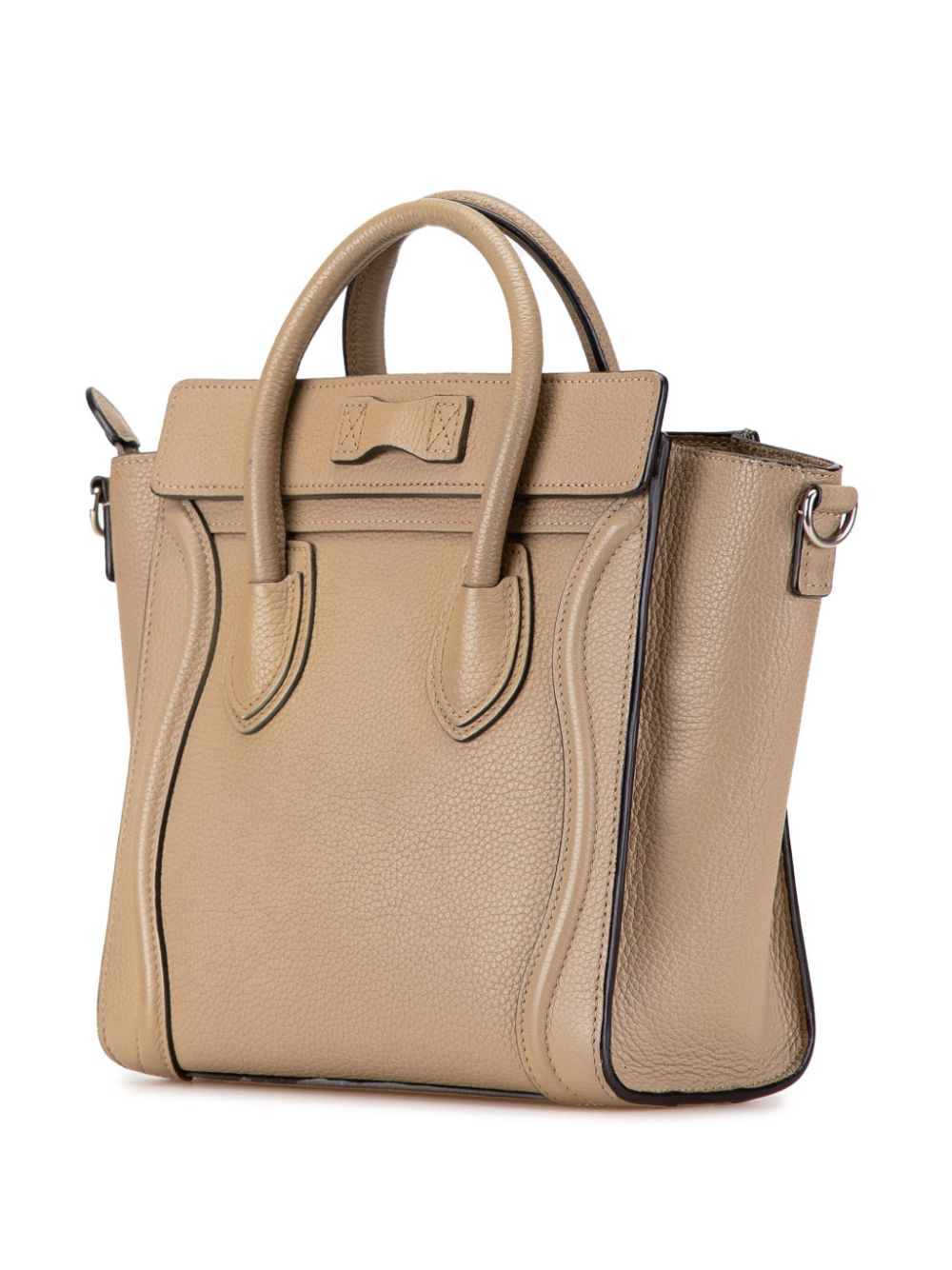 Céline Pre-Owned 2014 Nano Luggage Tote leren boekentas - Bruin