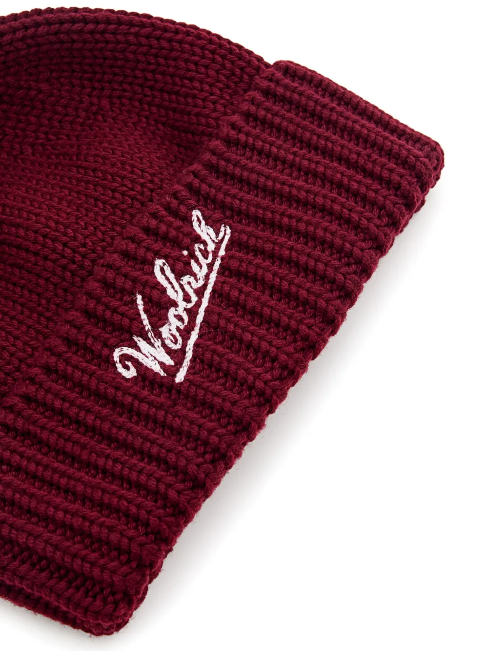 Woolrich virgin wool beanie - Rood