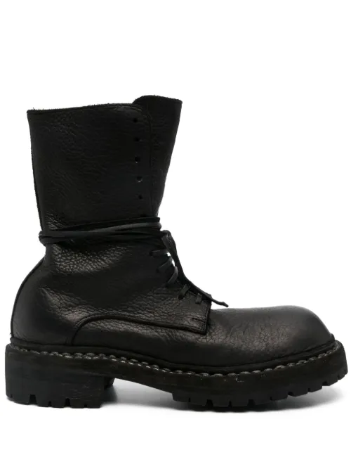 Guidi bottines en cuir 40 mm - Noir - Guidi - Modalova