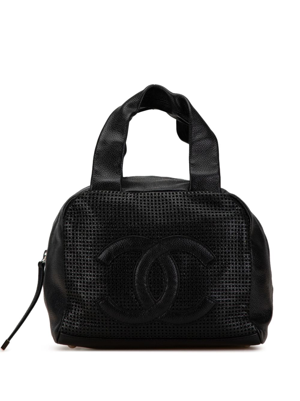 2004-2005 CC Perforated Caviar Bowler Bag handbag