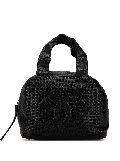 CHANEL Pre-Owned 2004-2005 CC Perforated Caviar Bowler Bag handbag - Black