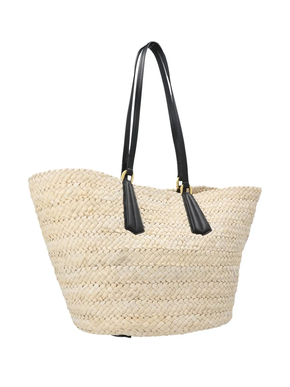 Max Mara Panier XL basket tas - Beige