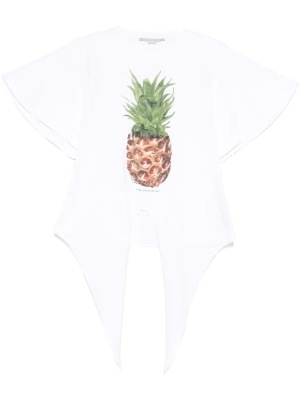 Tシャツ・カットソー STELLA MCCARTNEY PINEAPPLE COTTON T-SHIRT 27578159_57381388_600.jpg
