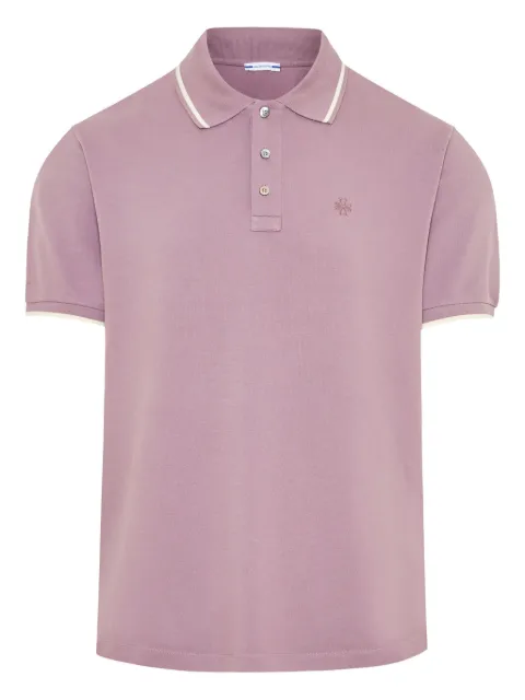 Jacob Cohën playera tipo polo de tejido jersey