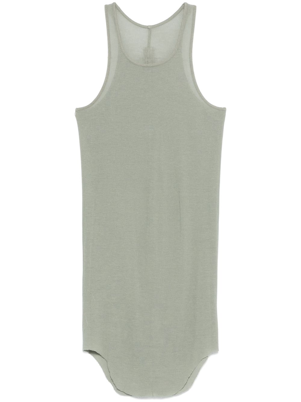 Rick Owens Geribbelde tanktop Groen