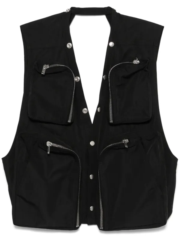 Rick Owens カーゴベスト | ブラック | FARFETCH JP