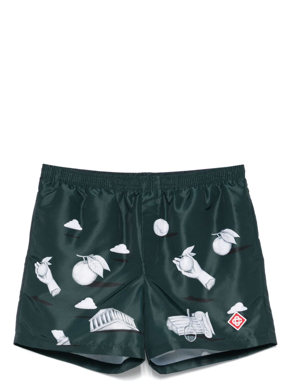 Casablanca Metaphysical swim shorts Groen