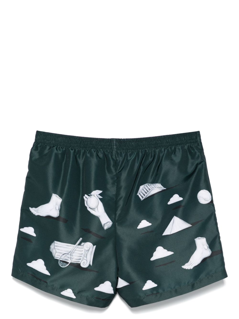 Casablanca Metaphysical swim shorts - Groen