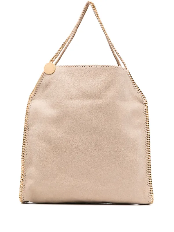 Stella McCartney Bella Large Shoulder Tote Bag in Neutrals