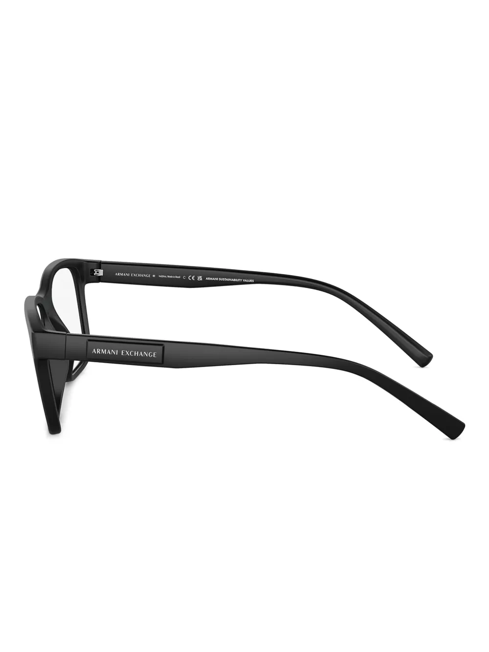  Armani Exchange Square-frame Glasses - Black 