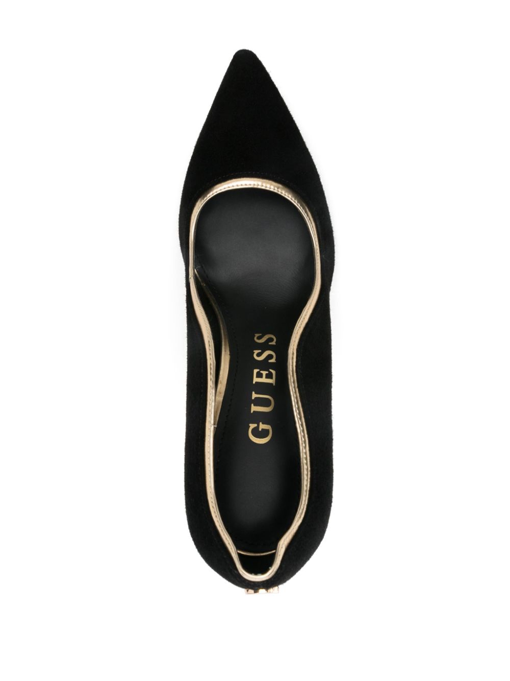 GUESS USA 100 mm leren pumps Zwart