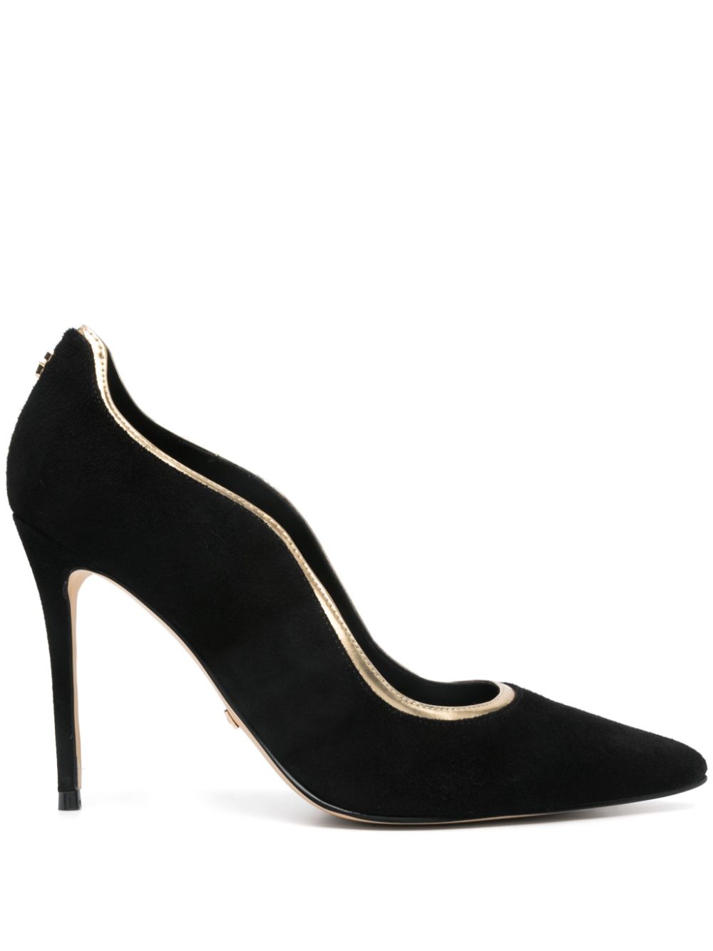 GUESS USA 100 mm leren pumps Zwart