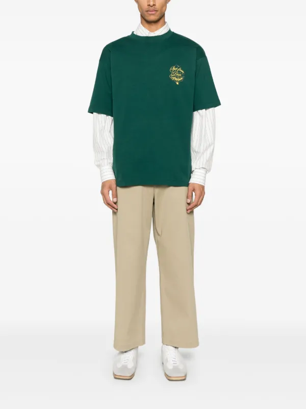 Drôle De Monsieur Slogan Vignes T-shirt | Green | FARFETCH