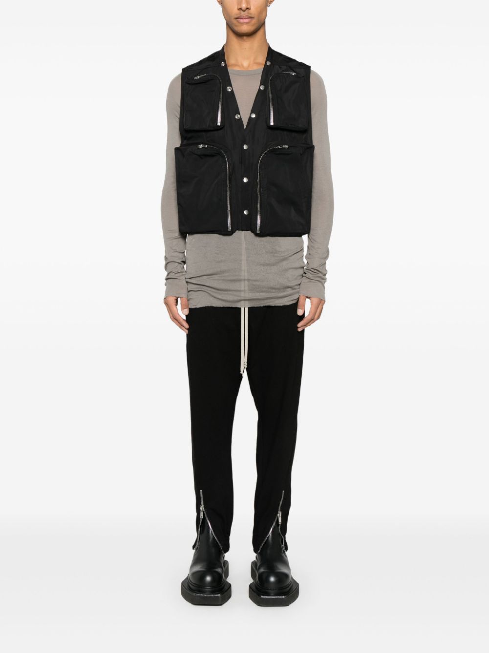 Rick Owens Katoenen T-shirt - Grijs