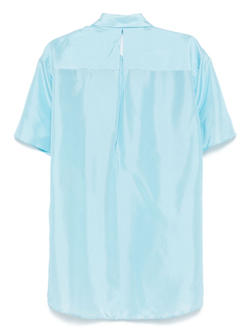 MM6 Maison Margiela Zijden blouse - Blauw