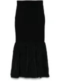 STAUD Hawthorne midi skirt - Black