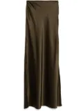 STAUD Odin maxi skirt - Green