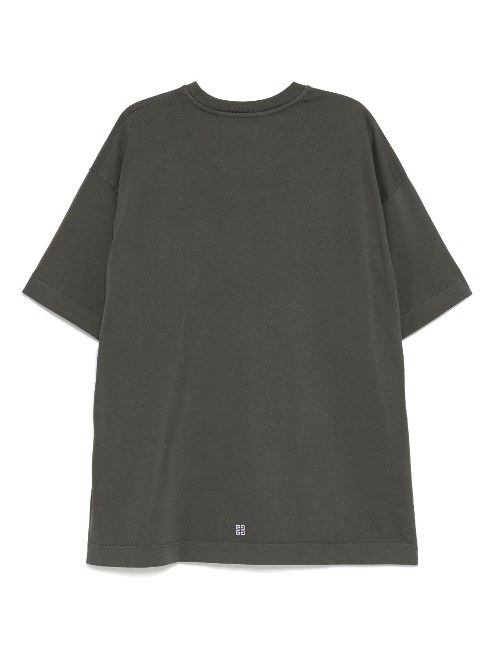 Givenchy spray-paint effect logo-print T-shirt - Grey