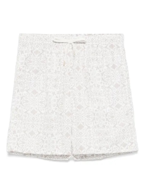Eleventy floral-print swim shorts