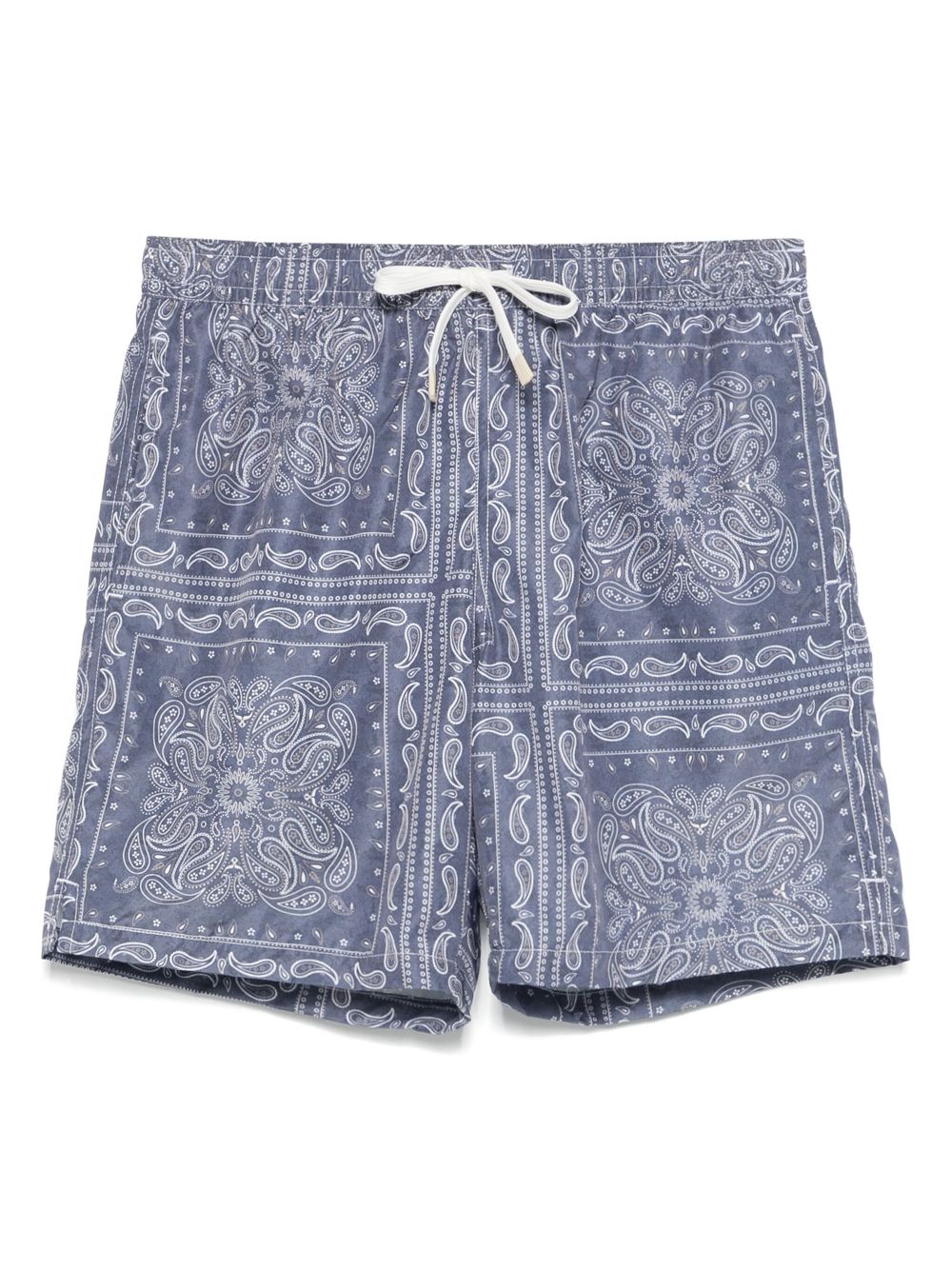 Eleventy bandana-print swim shorts - Blue