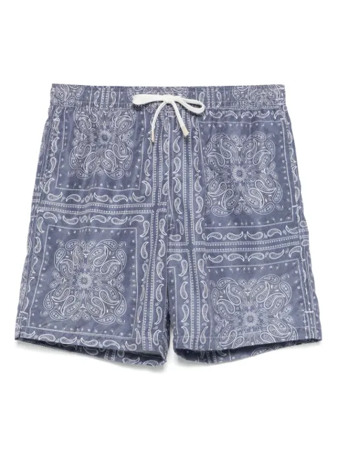 Eleventy bandana-print swim shorts