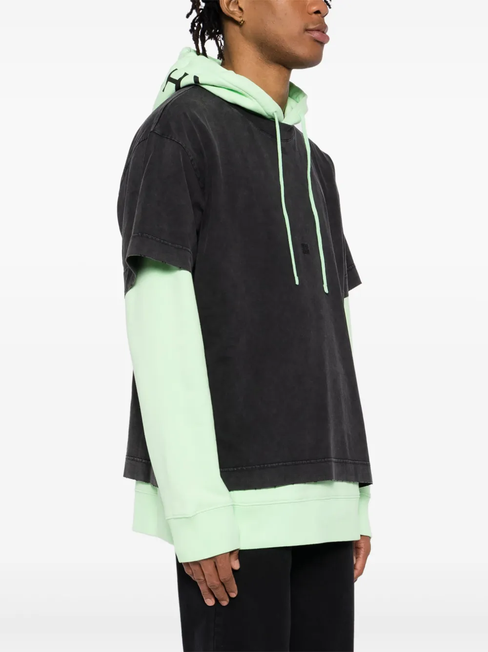 Givenchy Gelaagde hoodie Grijs