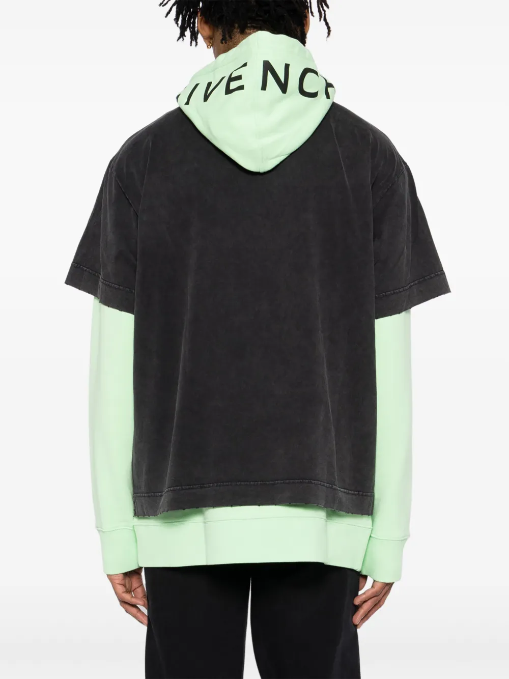 Givenchy Gelaagde hoodie Grijs