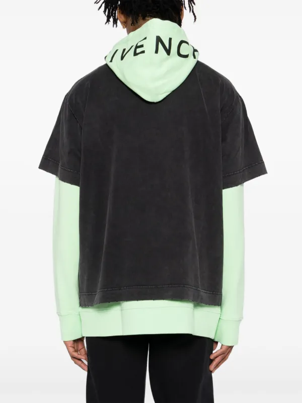 Givenchy レイヤード パーカー | グレー | FARFETCH JP