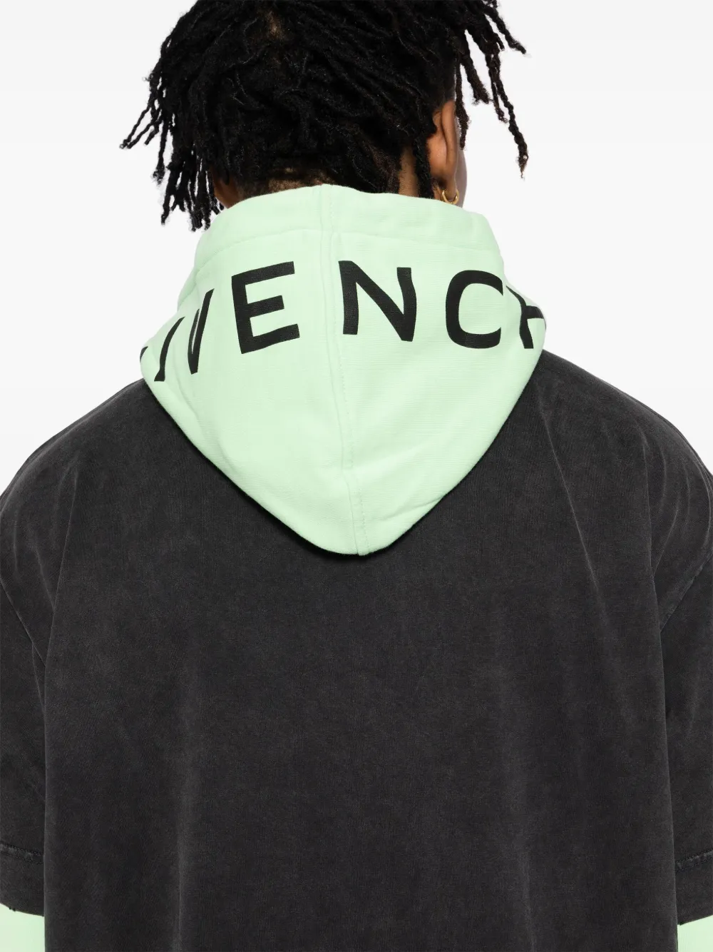 Givenchy Gelaagde hoodie Grijs