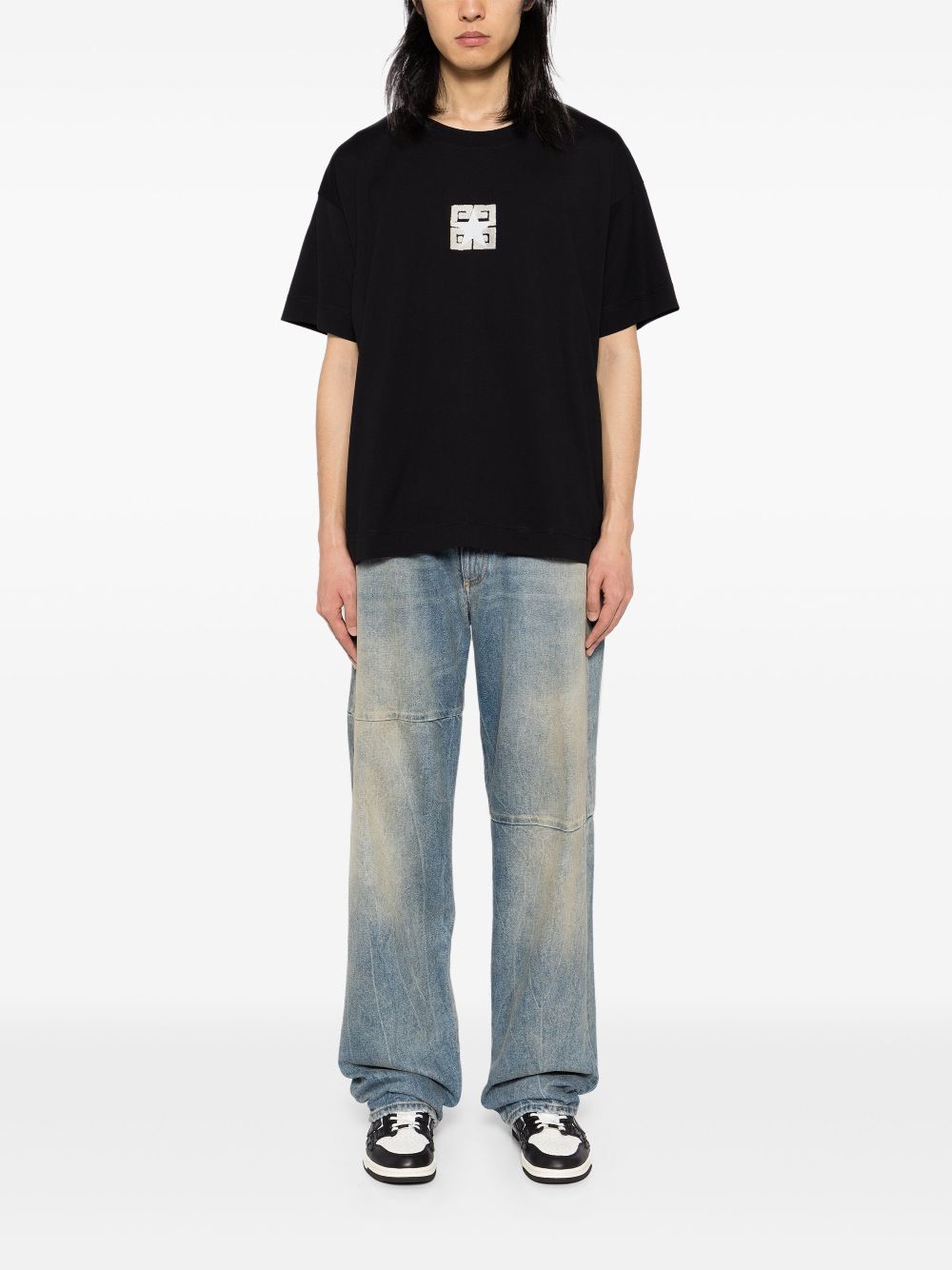 Givenchy logo motif T-shirt - Black