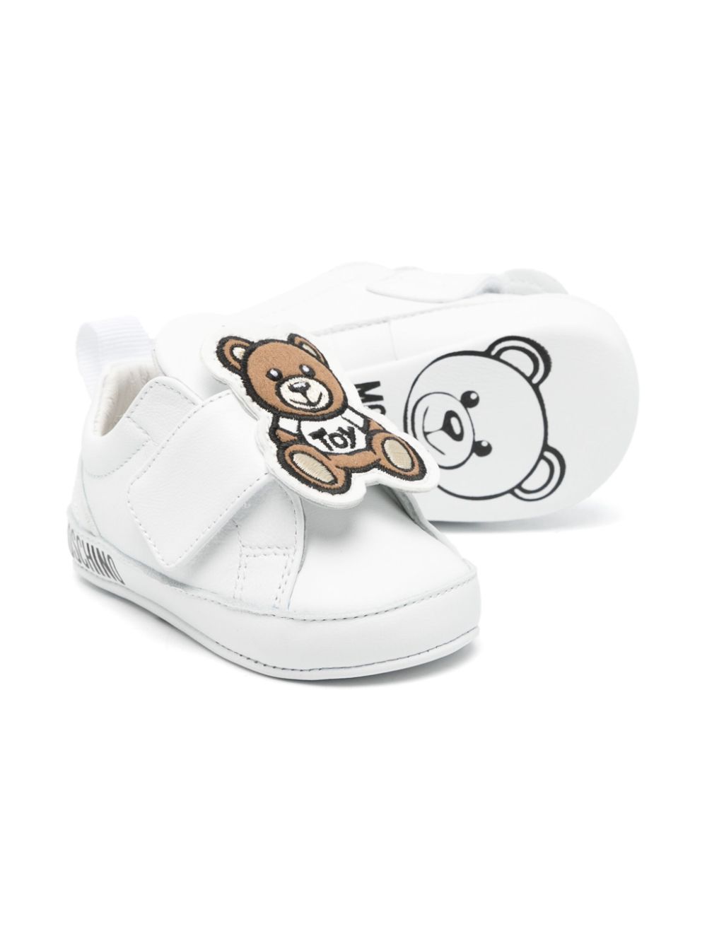 Moschino Kids Teddy Bear sneakers Wit