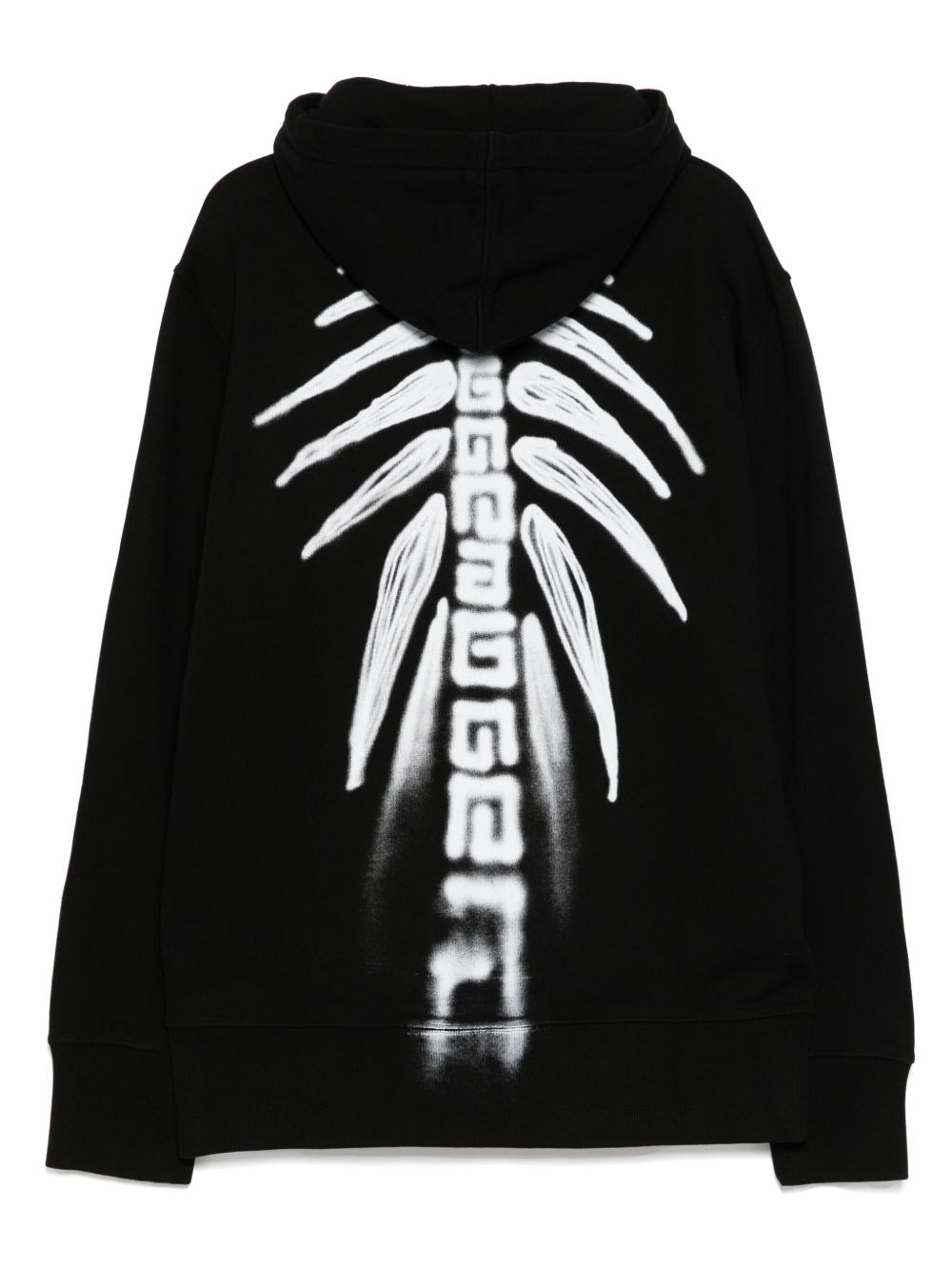 Givenchy Hoodie met graffiti-effect en logoprint - Zwart