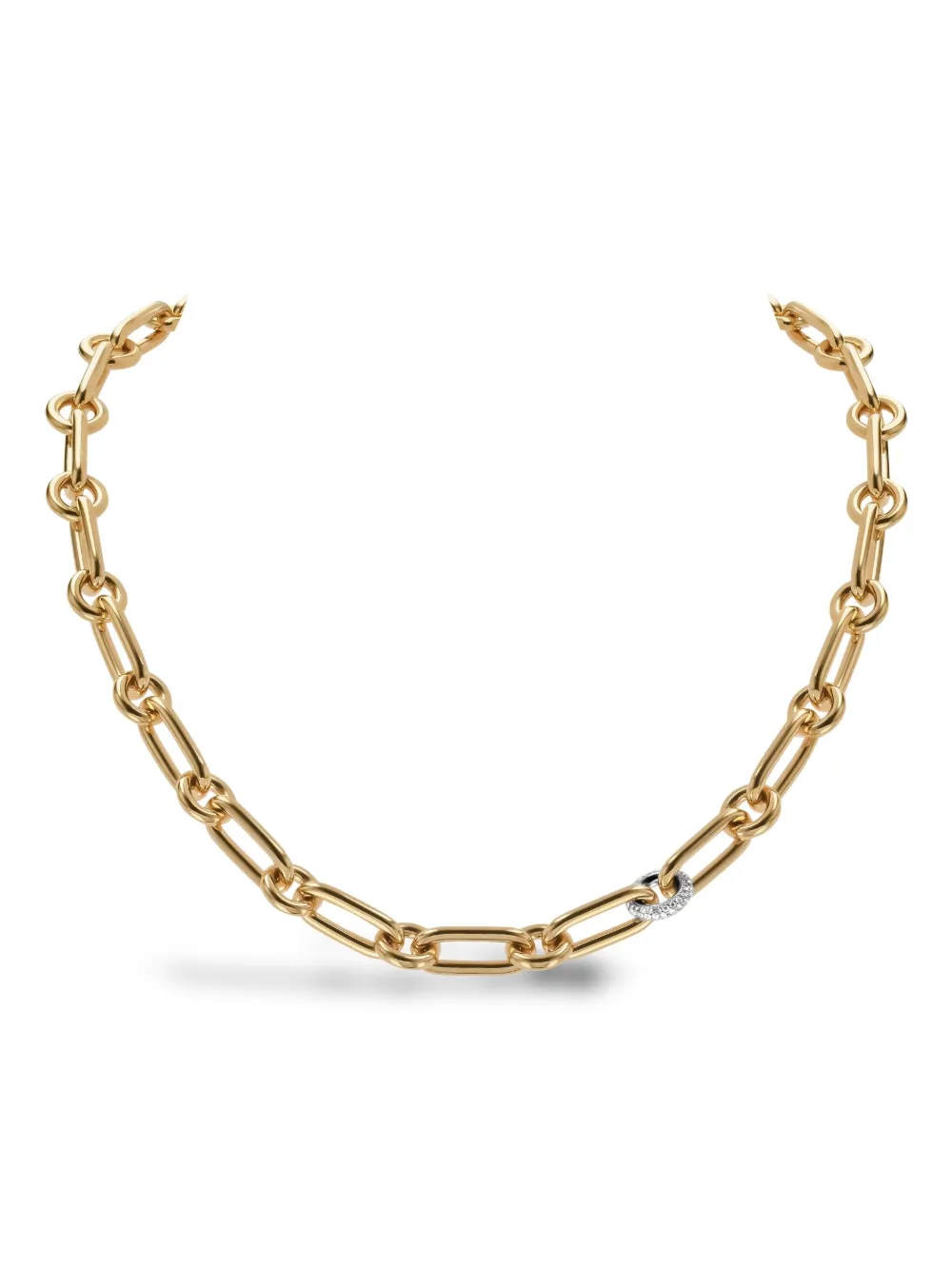 Pragnell Collana Havana mini in oro giallo 18kt mini con diamanti