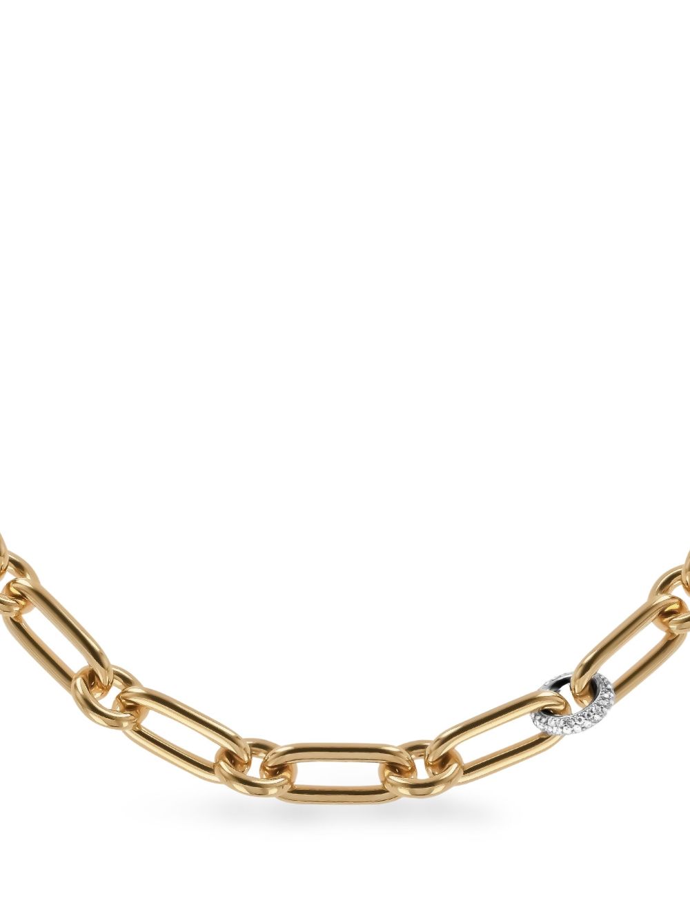 Pragnell 18kt geelgouden Havana halsketting met diamant