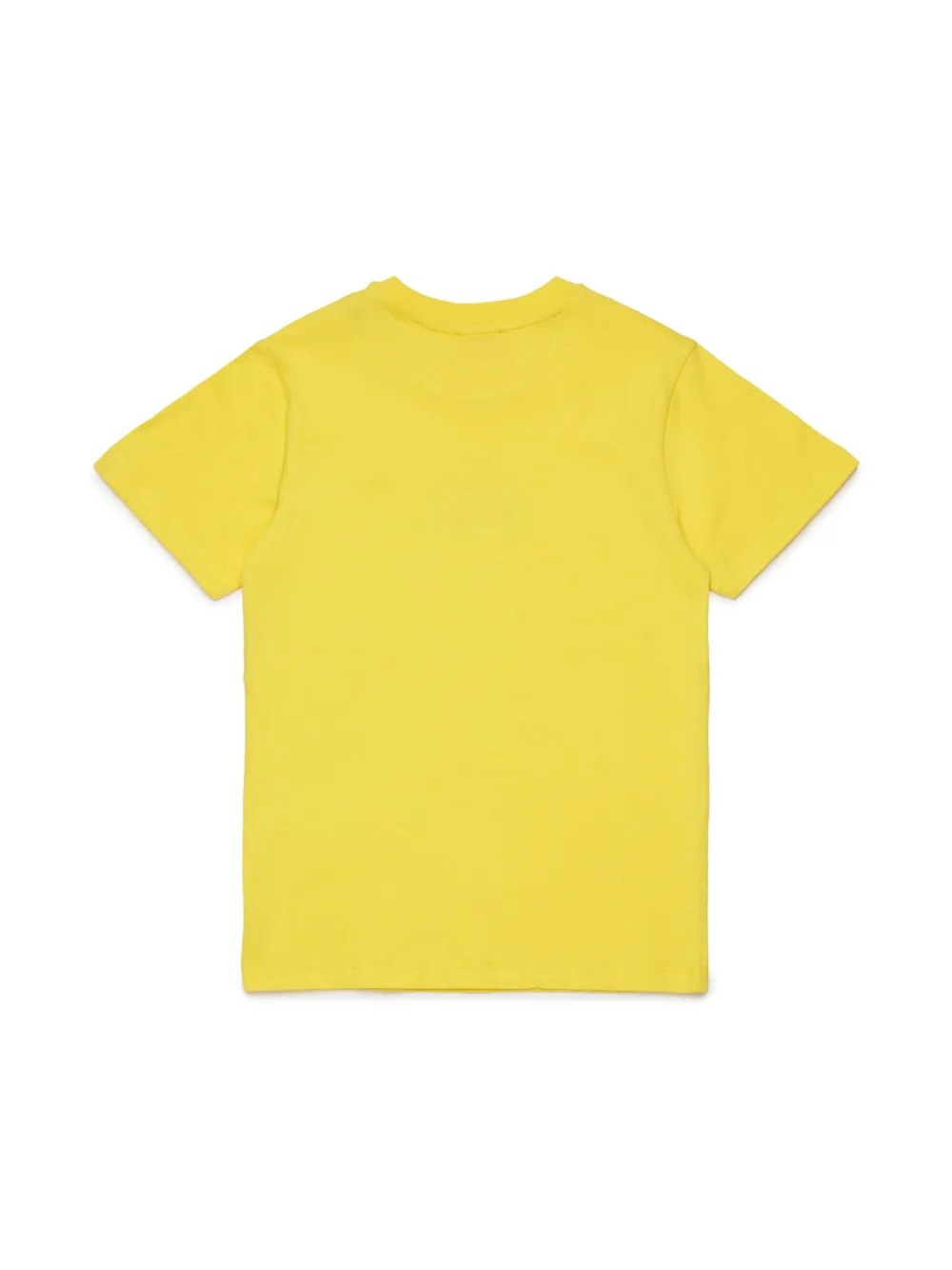 Diesel Kids D-Diesel T-shirt met logoprint - Geel