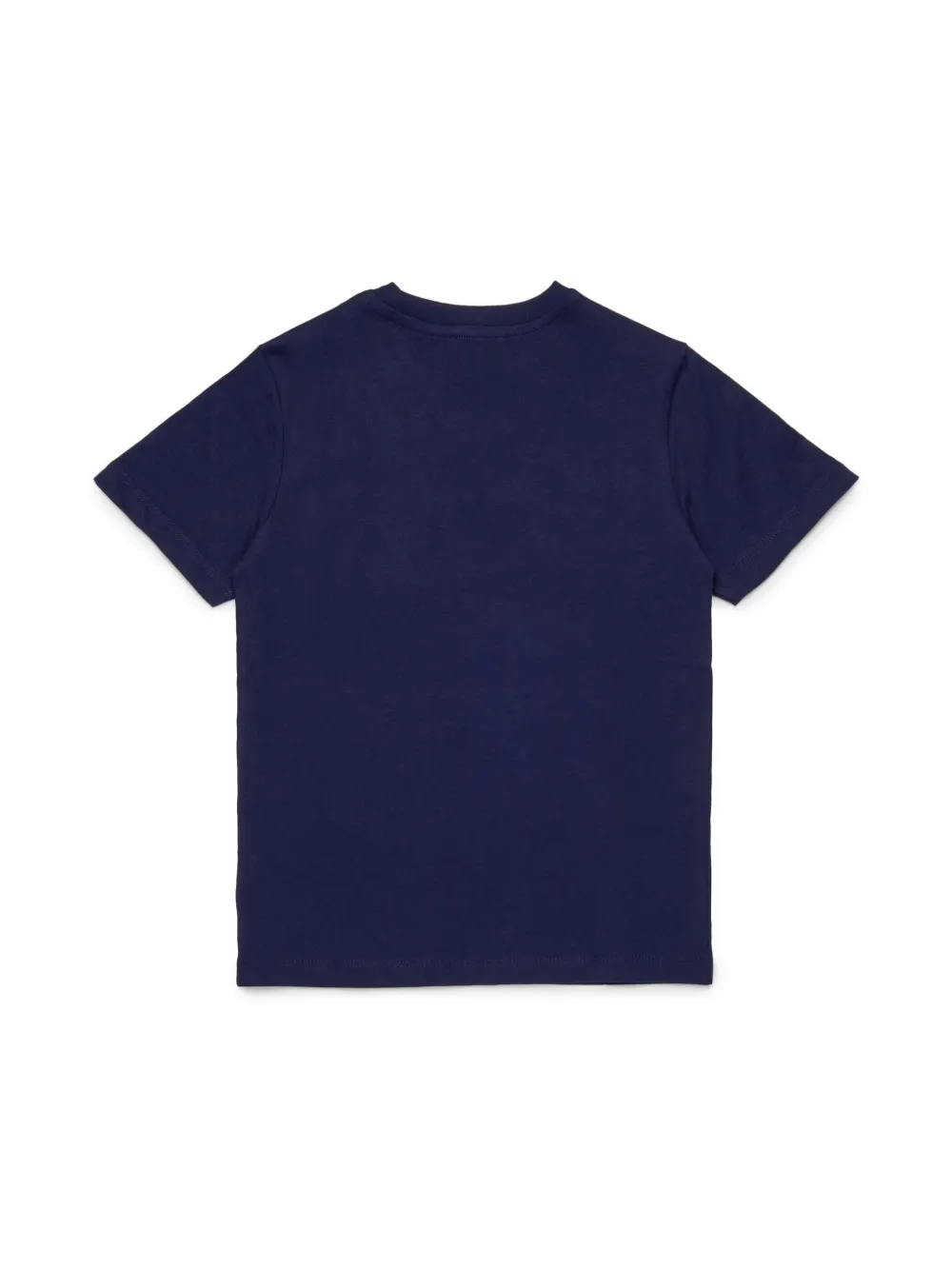 Diesel Kids Katoenen T-shirt met logoprint - Blauw