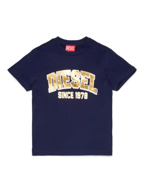 Diesel Kids logo-print cotton t-shirt