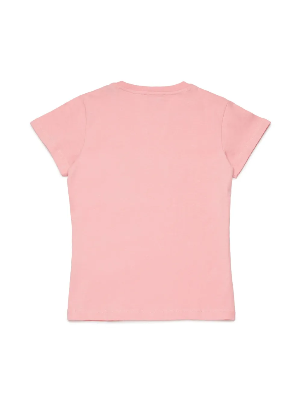 Diesel Kids Katoenen T-shirt met logoprint - Roze