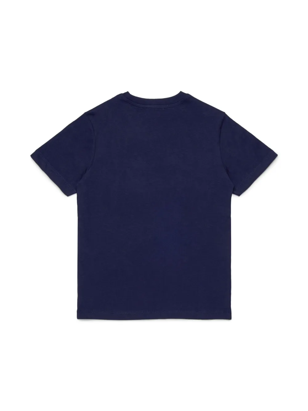 Diesel Kids T-shirt met logoprint Blauw
