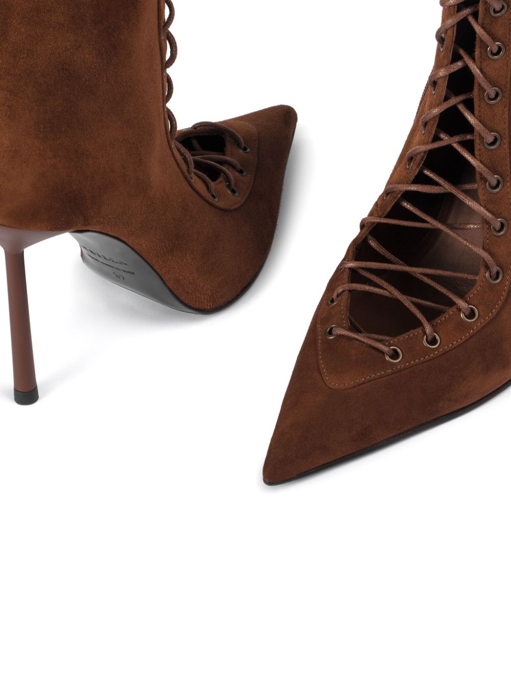 Le Silla 100mm Colette boots Brown