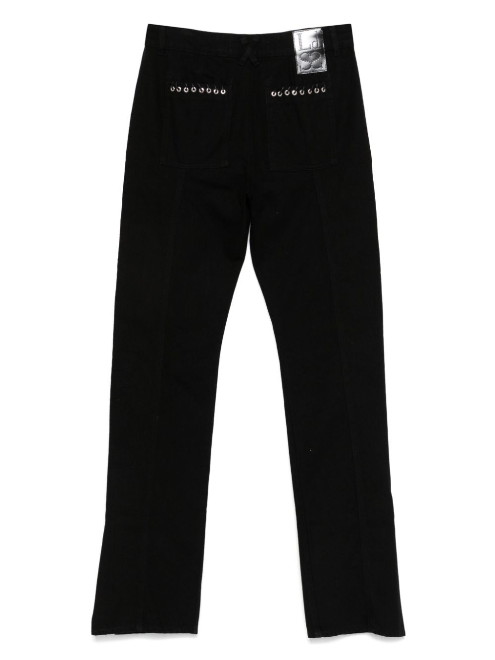 Ludovic de Saint Sernin Eleanor cargo jeans - Zwart