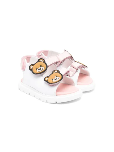Moschino Kids Teddy Bear-appliqué sandals